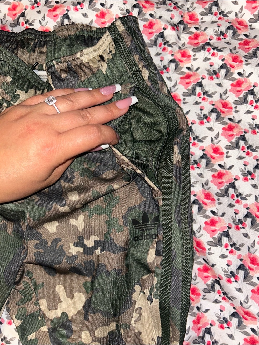 adidas tricot camo joggers - Picture 3 of 4
